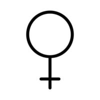 Gender illustrated on a white background vector