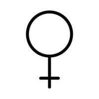 Gender illustrated on a white background vector