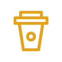 offee cup illustrated on white background vector