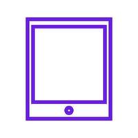 Tablet illustrated on a white background vector