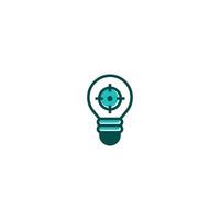 bulb lamp idea line icon. linear style sign for mobile concept and web design. Outline vector icon. Symbol, logo illustration. Vector graphic
