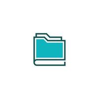 Folder line icon. linear style sign for mobile concept and web design. Outline vector icon. Symbol, logo illustration. Vector graphic
