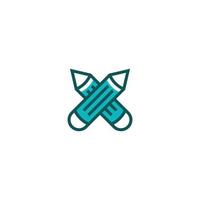 Pencil line icon. linear style sign for mobile concept and web design. Outline vector icon. Symbol, logo illustration. Vector graphic