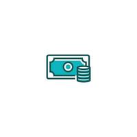 Money line icon. linear style sign for mobile concept and web design. Outline vector icon. Symbol, logo illustration. Vector graphic