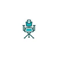 Chair line icon. linear style sign for mobile concept and web design. Outline vector icon. Symbol, logo illustration. Vector graphic