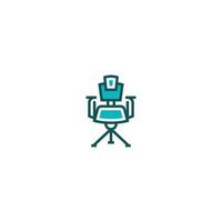 Chair line icon. linear style sign for mobile concept and web design. Outline vector icon. Symbol, logo illustration. Vector graphic