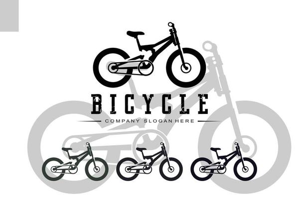 Bike Logo Icon Vector, vehicle for sports, racing, casual, downhill, retro template