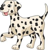Dalmatian Dog Cartoon Clipart Illustration vector