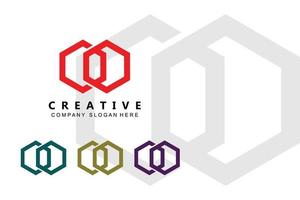 Work Team Logo Design, Company Brand Illustration vector