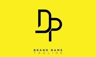DP Alphabet letters Initials Monogram logo PD, D and P vector