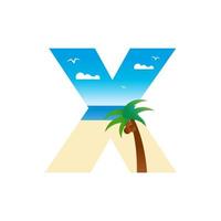 Initial X Beach vector