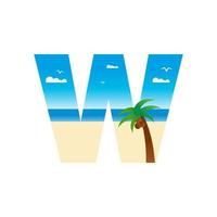 Initial W Beach vector