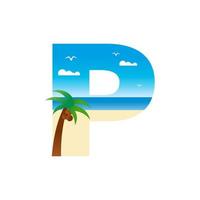 Initial P Beach vector