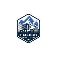 Truck Logo Vector Template