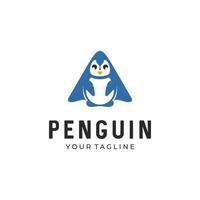 pingüino vector logo icono símbolo diseño