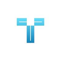 Letter T logo icon design template elements. vector illustration