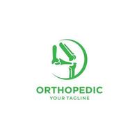 Orthopedic Logo Design Vector Template