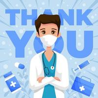 National Doctor Day Concept vector