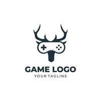 plantilla de vector de diseño de logotipo de consola de juegos