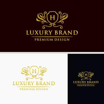 Luxury Logo template in vector for Restaurant, Royalty, Boutique, Cafe, Hotel, Heraldic, Jewelry, Fashion and other vector illustration