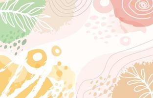 Abstract Handdrawn Pastel Color Background vector