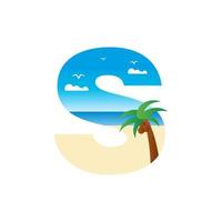 playa inicial s vector