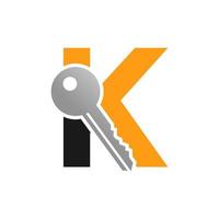 Initial K key vector