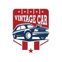 Retro Car Logo Design Template Vector