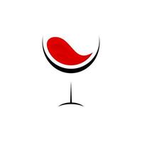 plantilla de vector de diseño de logotipo de vino