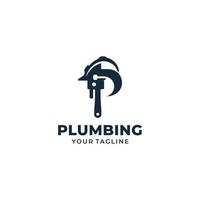 Plumbing Service Logo Design Vector Template