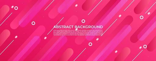 Abstract Red Banner Geometrical Shape Template Design vector