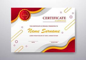 Elegant And Beautiful Certificate Template Design For  Corporate, Graduation, and Organization vector