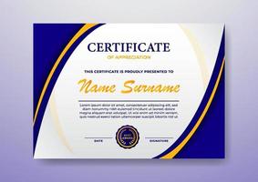 Elegant And Beautiful Certificate Template Design For  Corporate, Graduation, and Organization vector