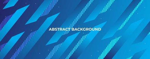 Abstract Blue Background Geometrical Shape Template Design For Banner vector