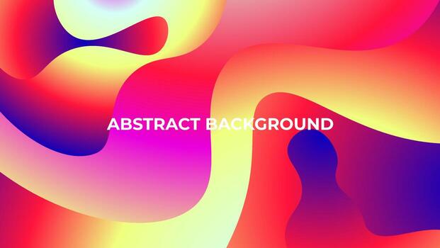Abstract Colorful Fluid Background Design Template vector