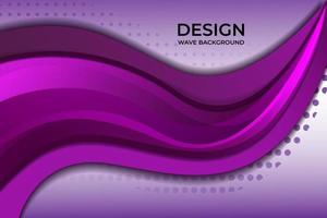 Purple Wave Background vector