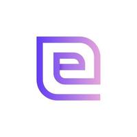 Letter E logo icon design template elements. vector illustration