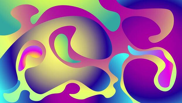 Abstract Colorful Fluid Background Design Template vector
