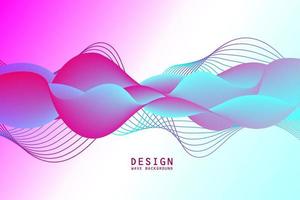 Colorful Wave Background vector