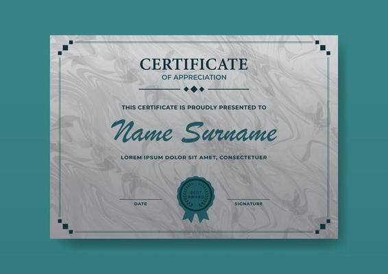 Elegant And Beautiful Certificate Template Design For  Corporate, Graduation, and Organization