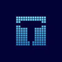 Letter T logo icon design template elements. vector illustration