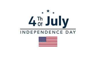 Fourth of July Independence Day. Vector illustration design