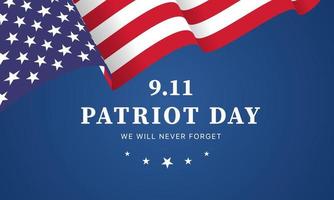 Patriot day USA Never forget 9.11 design poster - design Illustration vector