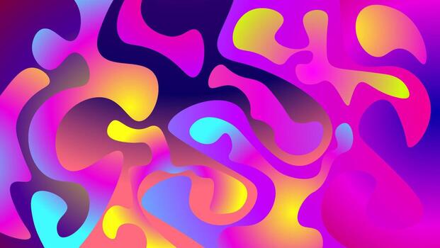 Abstract Colorful Fluid Background Design Template vector