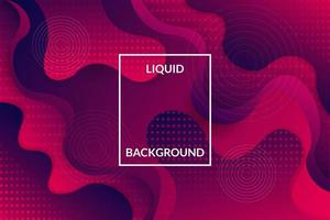 Abstract Colorful Fluid Background Design Template vector