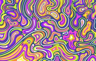 Abstract Colorful Psychedelic Background vector