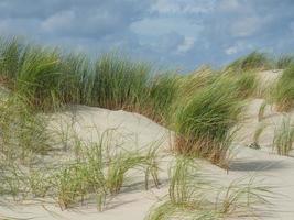 the island of Spiekeroog in germany photo