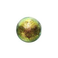 3D abstract art with surreal 3D organic balls. in a smooth and soft wave-like bio form in an aluminium-metal material photo