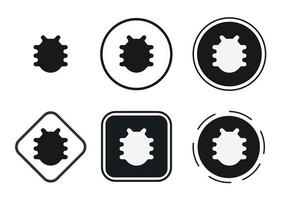 bug icon . web icon set . icons collection flat. Simple vector illustration.