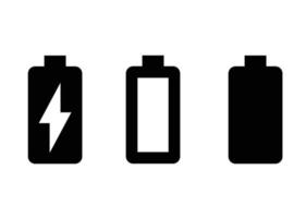 battery step icon . web icon set . icons collection flat. Simple vector illustration.